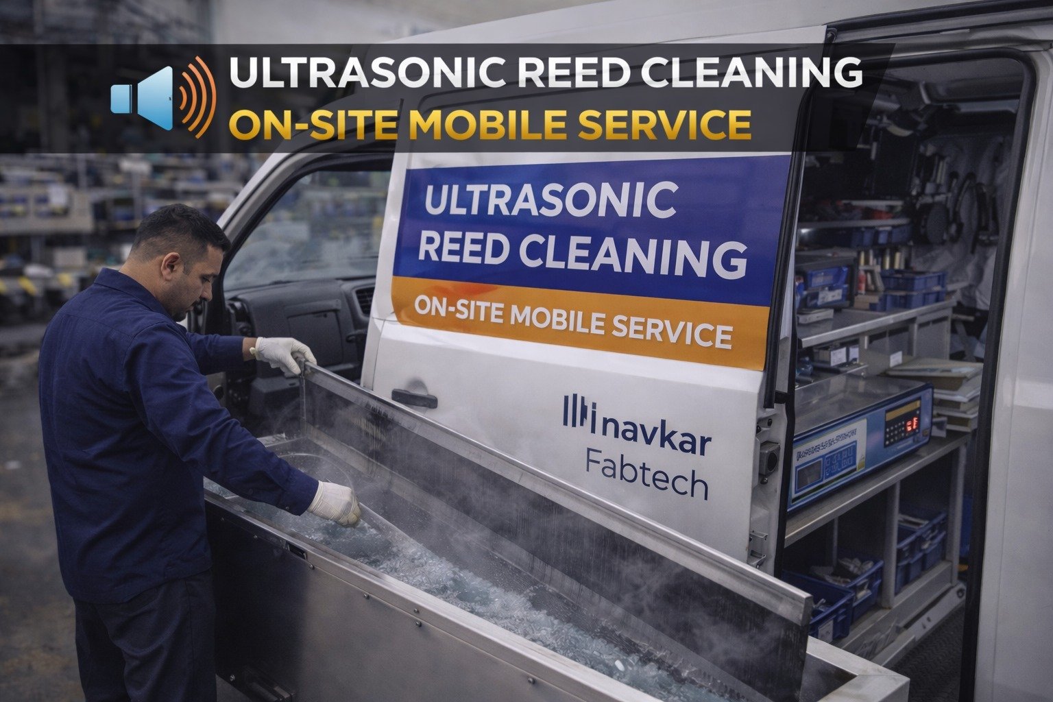 Ultrasonic Reed Cleaning Machine